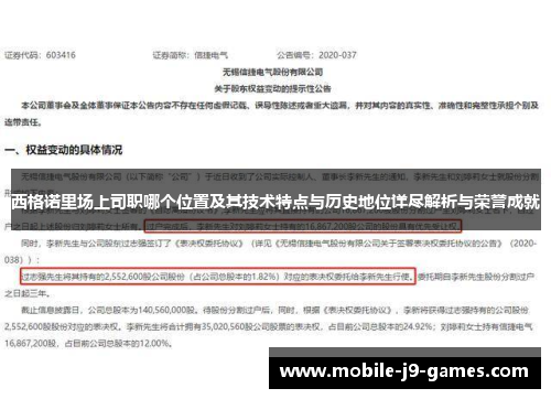 西格诺里场上司职哪个位置及其技术特点与历史地位详尽解析与荣誉成就